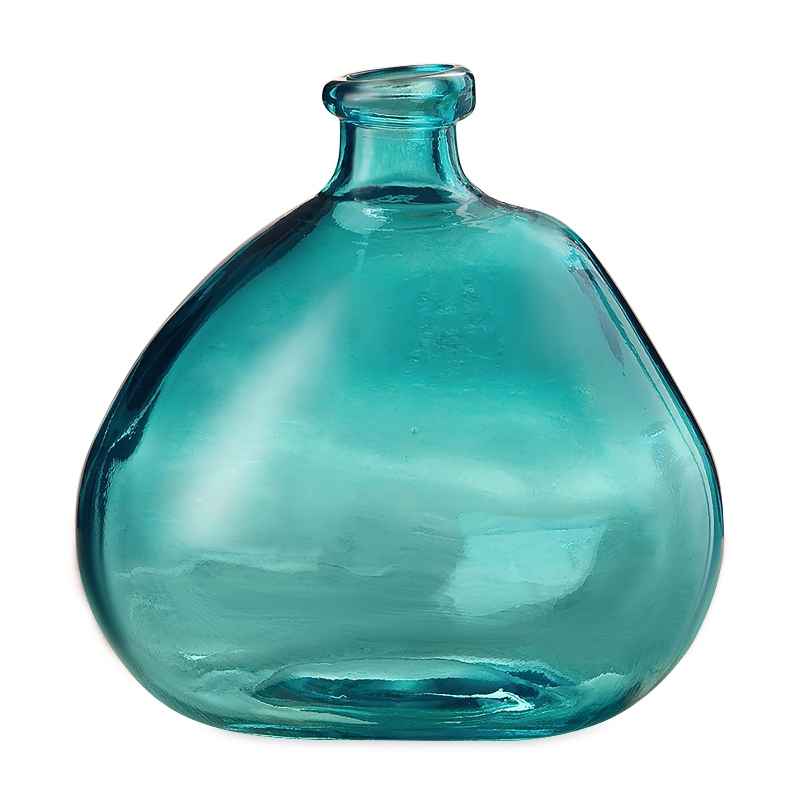 Askew Recycled Glass Balloon Vase, 9
